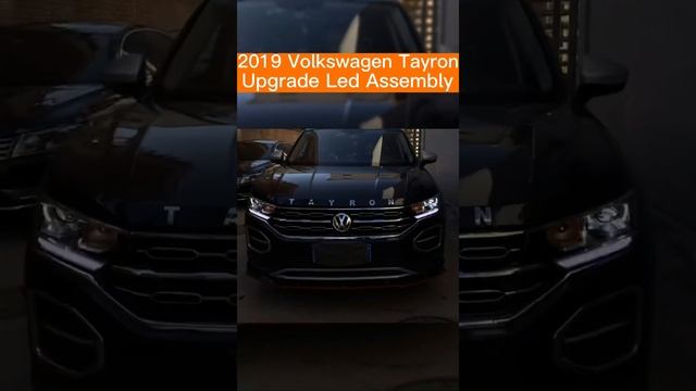 #Volkswagen Tayron upgrade Led headlights Assembly 2019#automotive life #enjoy car