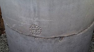 Как сделать отверстие в ж/б кольцах. (очень просили показать)