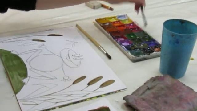 Урок по рисованию для учащихся программы "Подготовка детей к обучению в школе" смотреть онлайн