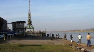 Рыбалка на пристани г. Советск Калининградская обл.