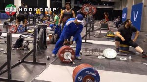 Saeid Alihosseini Training Hall (190 Snatch, 210 Clean and Push Press) 4 Days - 2017 WWC [4k 60]