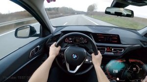 2022 BMW 120d xDrive 190 PS TOP SPEED AUTOBAHN DRIVE POV