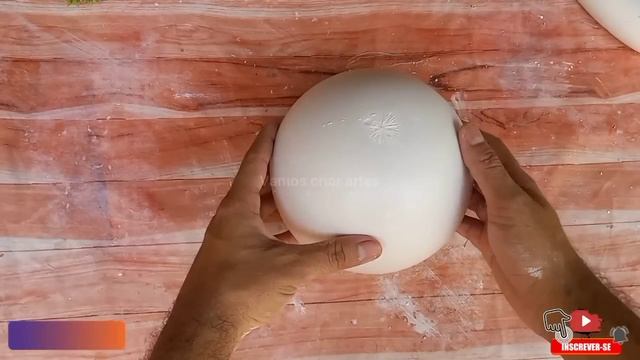 5 IDEIAS DE VASOS DECORATIVOS FEITOS DE BALÃO, GESSO E GARRAFA PET | 5 DECORATIVE VESSELS IDEAS смотреть онлайн