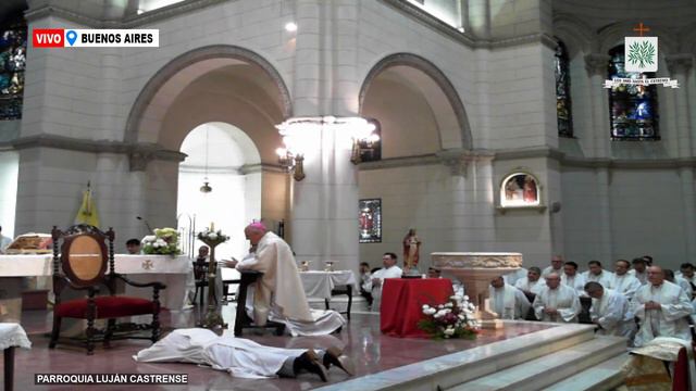 SANTA MISA | Mons. Olivera por imposición de manos ordenará Diácono al Seminarista Luis Villafañe