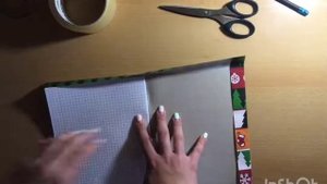 Мастер- класс: "Как сделать оригинальную обложку для тетради"