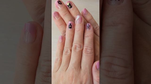 МАНИКЮР / НАКЛЕЙКИ FASHION / VOGUE / CHANEL / NAILS / NAILART / ФРЕНЧ / DIY