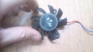 Сломанная лопасть вентилятора видео карты