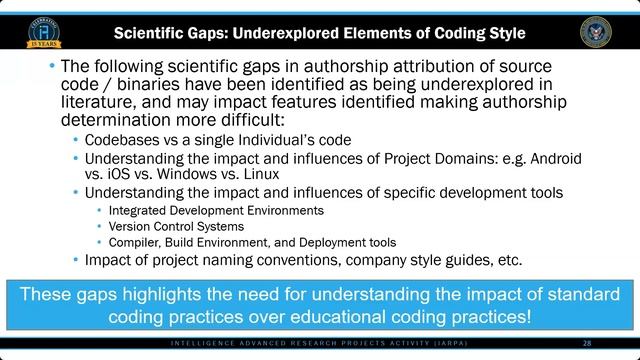 IARPA SoURCE CODE Proposers' Day - SoURCE CODE Overview
