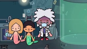 Страшная лаборатория/ Toca life world/  Эксперимент/ превратила в русалку/ Ева тока бока плей