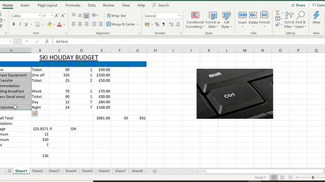 Lesson 20: How to select multiple NON-ADJACENT cells in Excel | FREE Excel Course смотреть онлайн