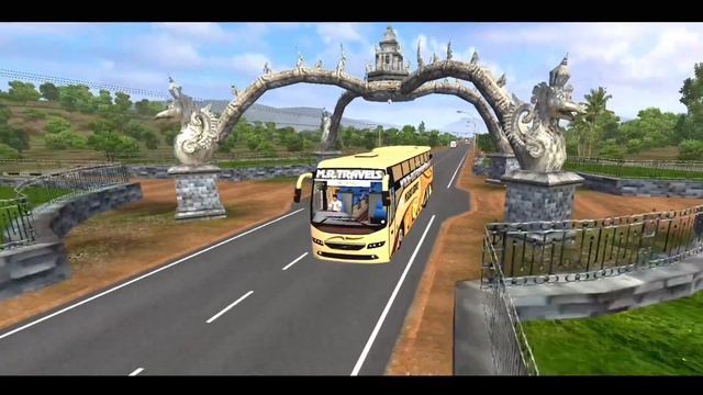 VOLVO B11R M.R. TRAVELS BUS MOD For Bus Simulator Indonesia || Bussid Mod || Offroad Gamers ||