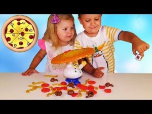 ✿ ПИЦЦА Балансирующая Игра Для Детей unboxing and play pizza