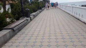 Абхазия: обзор набережной Новой Гагры