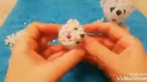 DIY Figurine "Bear" from beads ?. Part #2.  DIY Фигурка "Мишка" из бусин ?. Часть #2.