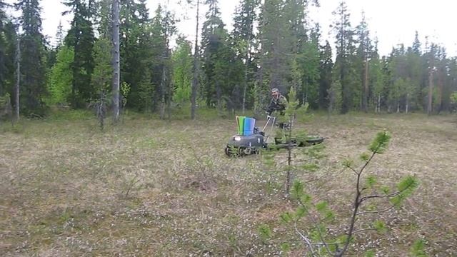 Движение на мотобуксировщике летом - 9 (май 2010) смотреть онлайн