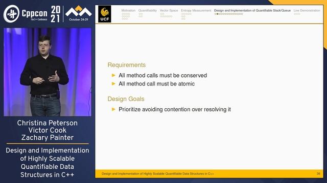 Design and Implementation of Highly Scalable Quantifiable Data Structures in C++ - CppCon 2021