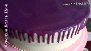 ЦВЕТНЫЕ ПОДТЕКИ НА ТОРТ//ПРОСТОЙ РЕЦЕПТ//COLORED SMUDGES ON THE CAKE//SIMPLE RECIPE//