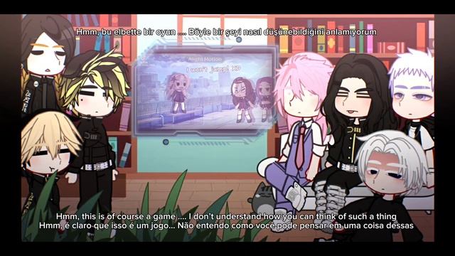 tokyo revengers react to takemichi as random gacha tiktok