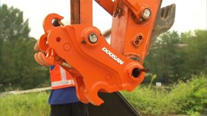 Doosan как работает квик каплер (быстросъём )