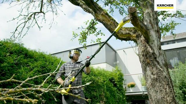 Motosierra con pértiga Kärcher PSW 18-20 Battery смотреть онлайн