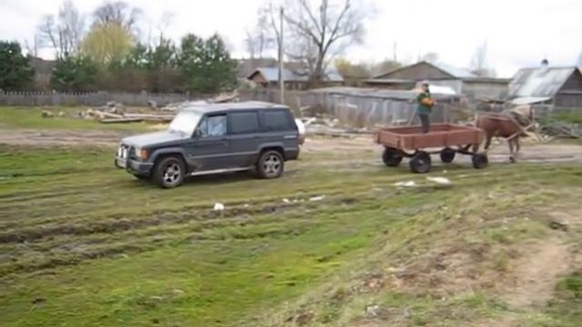 170 л.с.+одна лошадь в телеге. смотреть онлайн