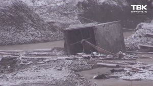 Прорыв дамбы в Красноярском крае