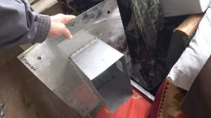 Переходник с кирпичной трубы на сэндвич трубу.