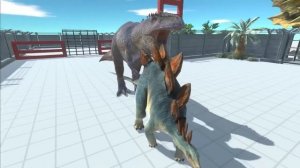 Giganotosaurus in Battle with All Dinosaurs - Animal Revolt Battle Simulator