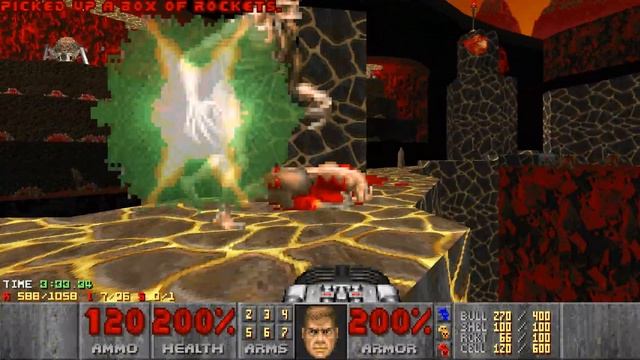 Doom II: No Chance - UV-Max in 6:57 [TAS] смотреть онлайн