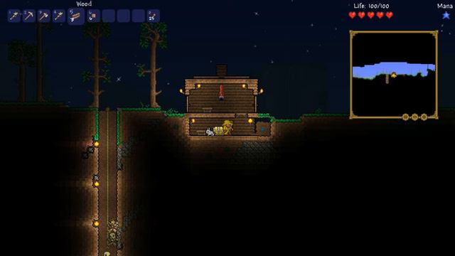 Terraria 1Серия #Магическое Дерево! О о смотреть онлайн