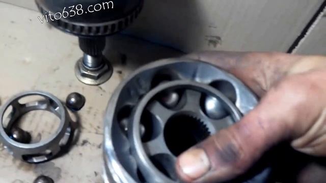 ШРУС разобранный и принцип действия