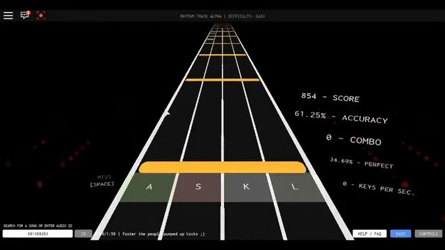 Roblox-Rhythm Track-Pumped Up Kicks смотреть онлайн