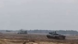 Кадры первых польских танков  Leopard 2A4