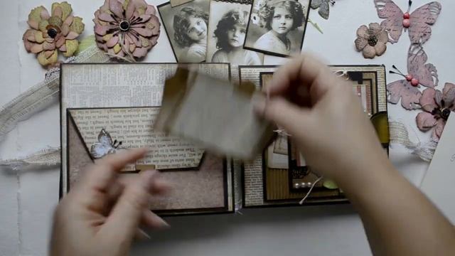 Mini album vintage romantic, мини альбом "Винтажная романтика " смотреть онлайн