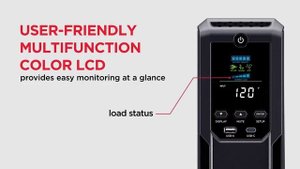 CyberPower CP1500AVRLCD3 CP1350AVRLCD3 Feature Video
