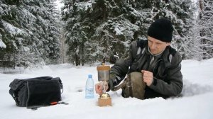 Газовый карманный туристический мини примус (горелка)  №2 Чайный набор.