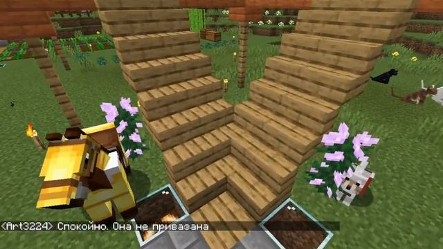 Minecraft часть 41.5 Делаю автоматически включаемое освещение дороги смотреть онлайн