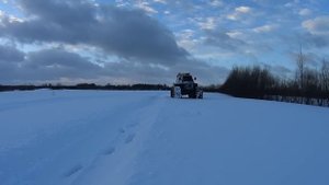 Вездеход по глубокому снегу. №1