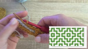 Вяжем по кругу без шва. Мозаика крючком