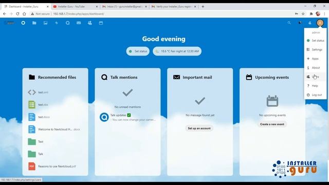 Seamless Nextcloud Setup: Configuring Email & User Settings for Ultimate Productivity (Hindi) смотреть онлайн