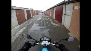 Stels 250! Открытие сезона! Впервые за рулем мотоцикла!