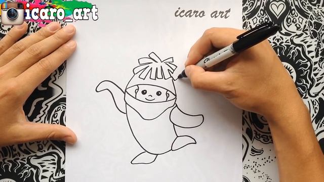 como dibujar a boo | how to draw boo from monsters inc смотреть онлайн