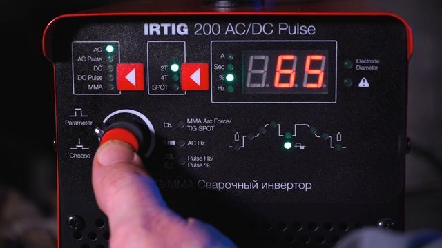 Обзор аппарата для аргонодуговой сварки FUBAG IRTIG 200 AC DC PULSE. Настройка и функции. смотреть онлайн