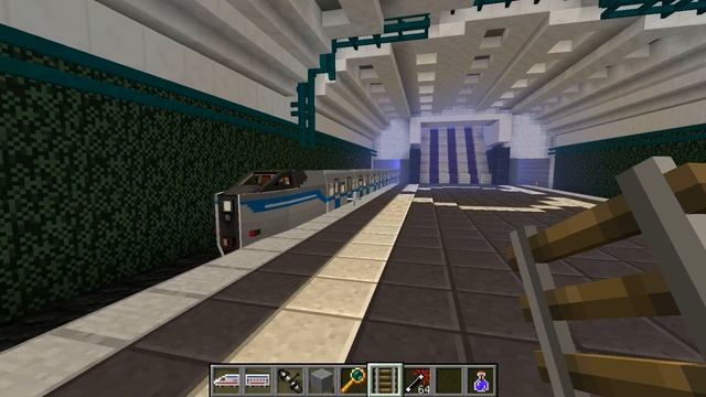 ТЕСТОВЫЙ ЗАПУСК МЕТРО В МАЙНКРАФТ (Синяя линяя) // TEST STARTING METRO (UNDERGROUND) IN MINECRAFT смотреть онлайн