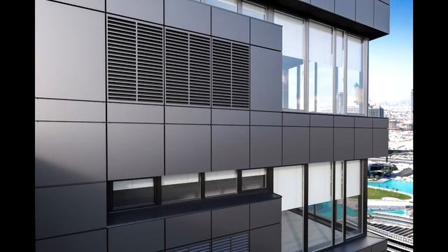 Алюминиевые сотовые панели для фасада здания смотреть онлайн