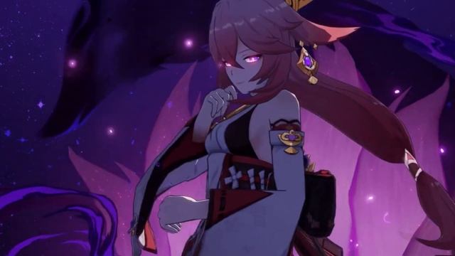 Yae Miko Slowed | ульта яэ мико в замедлении GENSHIN IMPACT
