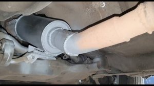 Киа Церато с пробегом 492 000км. Замена пламегасителя, золотого кольца и установка резонатора.