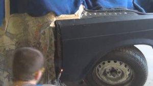 Замена крыла Ваз 2107 часть 2