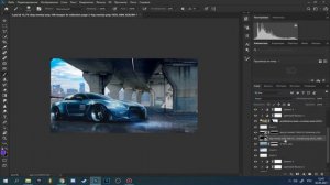 The last race (photoshop speed art Nissan GT-R R35)