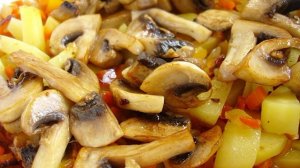 Рагу из кабачков с грибами